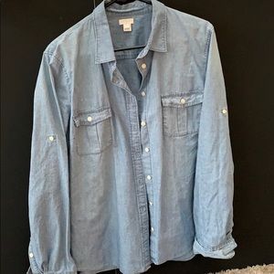 Vintage J Crew Jean Shirt